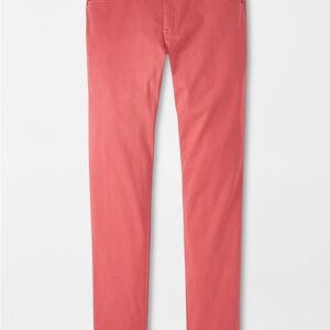 Peter Millar Crown Sport 5 Pocket Performance Pants Cape Red Size 34x32